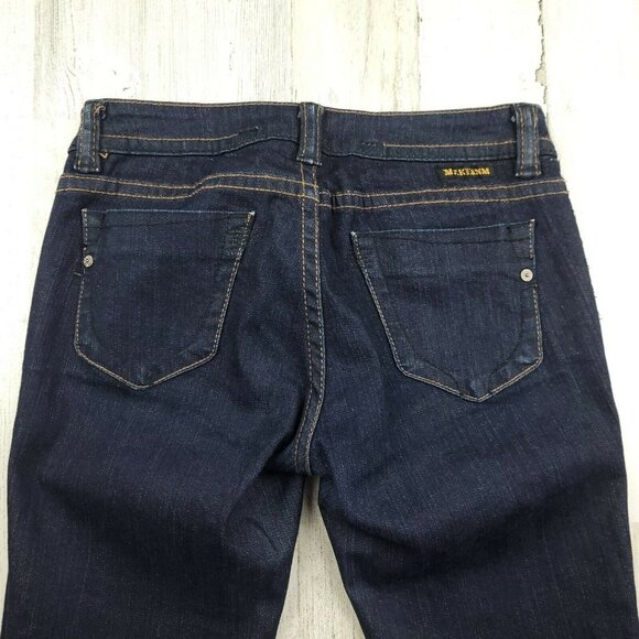 MEK DNM By Moscow Cigarette Bootcut Jeans Dark Wash Size 28x34 EUC - Picture 10 of 11